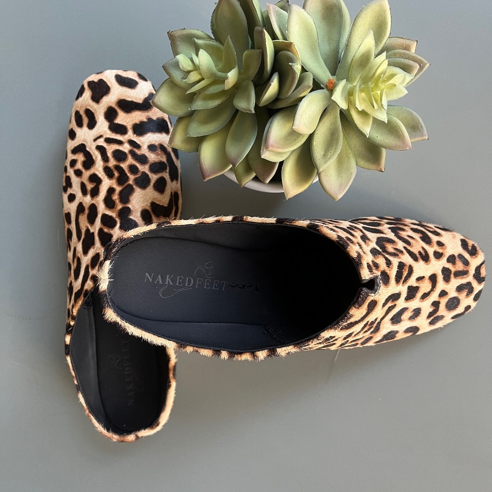 Naked Feet Shoes Leopard size 8.5
